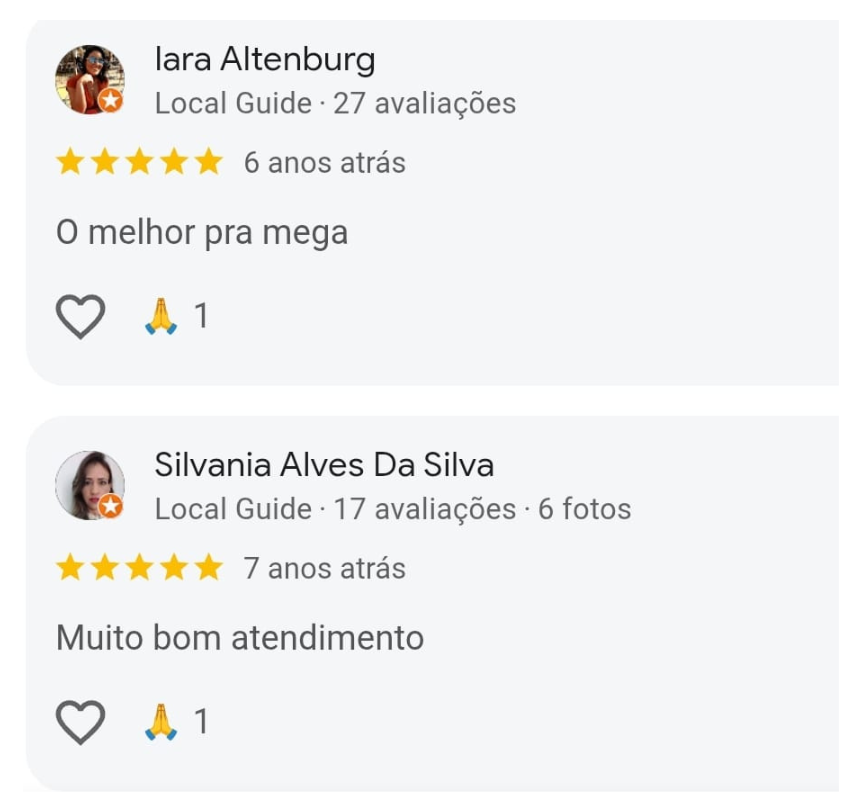 Avaliações de Clientes no Google - Edna Alongamentos