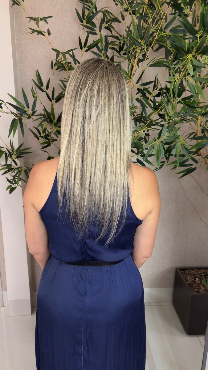 Antes - Transformação 08 Edna Alongamentos